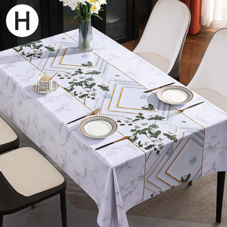 綺麗なテーブルクロス♡ テーブルクロス 撥水 防水 137×180cm 長方形 北欧 花柄 レース