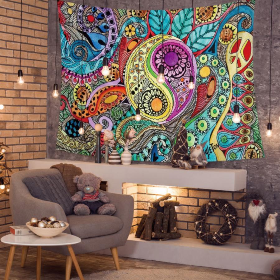 タペストリー インテリア 北欧 壁掛け ウォールアート テーブルクロス