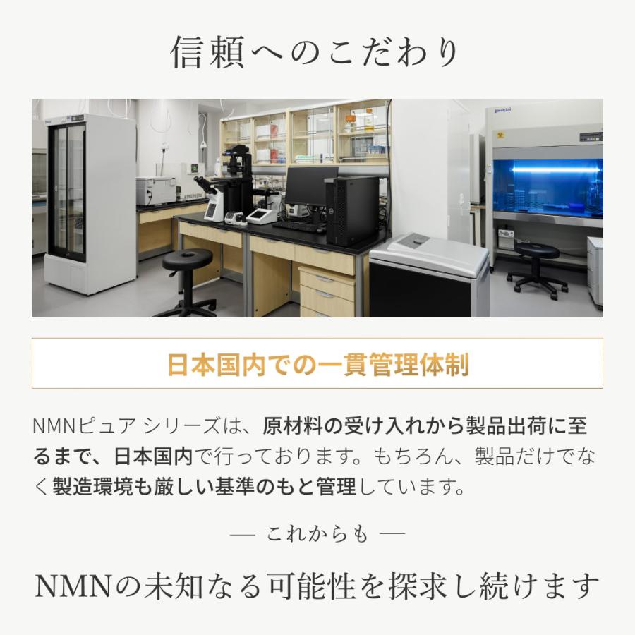 【公式】ミライラボ NMN ピュア 15000 MIRAILAB  NMNサプリ 高純度99% ニコチンアミドモノヌクレオチド 日本製 美容 送料無料｜mirai-lab｜17