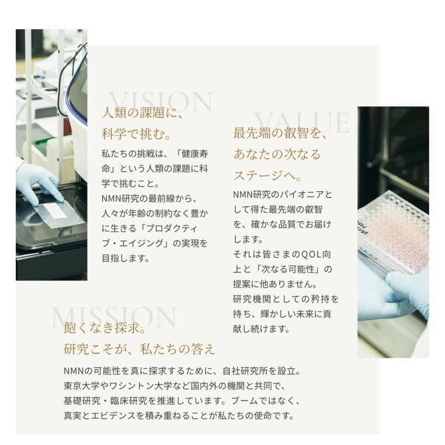 MIRAI LAB ミライラボ NMN サプリメント 日本製 900 β型NMN 高純度