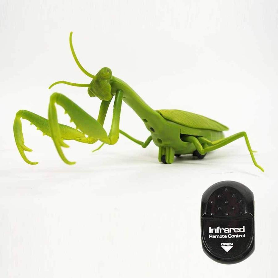 カマキリラジコン 赤外線RC カマキリ リモコン操作 ラジコン 昆虫 テスト用電池付属