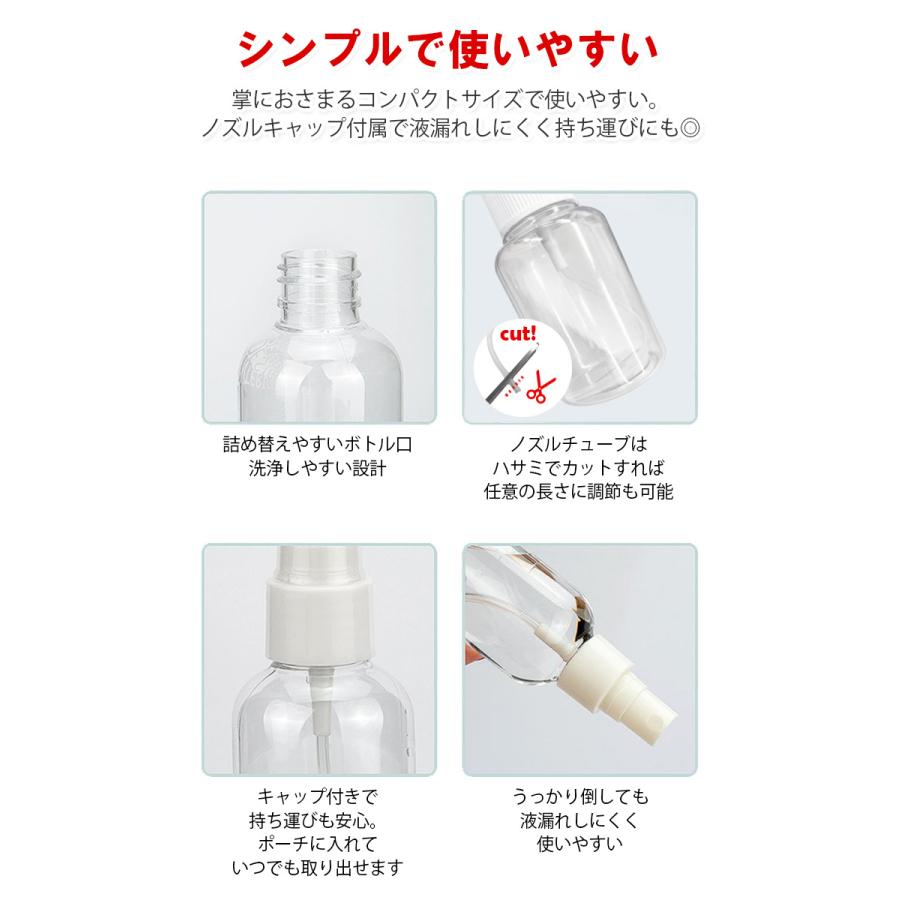 スプレーボトル 50ml容器 12本セットアルコール可 除菌液ボトル 消毒液入れ 霧吹き 詰め替え 小分け容器 業務用 化粧品 旅行 携帯ミニボトル 宅配コン 142 未来プラスショップ 通販 Yahoo ショッピング