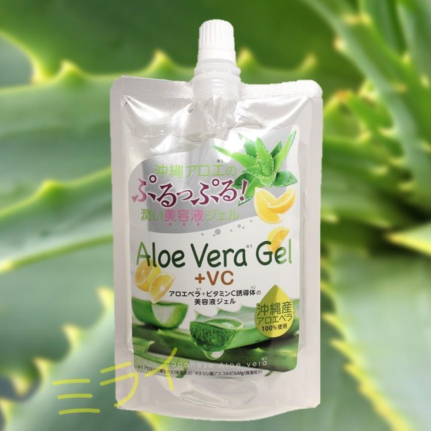 アロエベラゲル+VC 170g 美容ジェル【全国一律送料無料】【時間指定不可・ポスト投函・追跡番号有り】 4571212862374ミライ