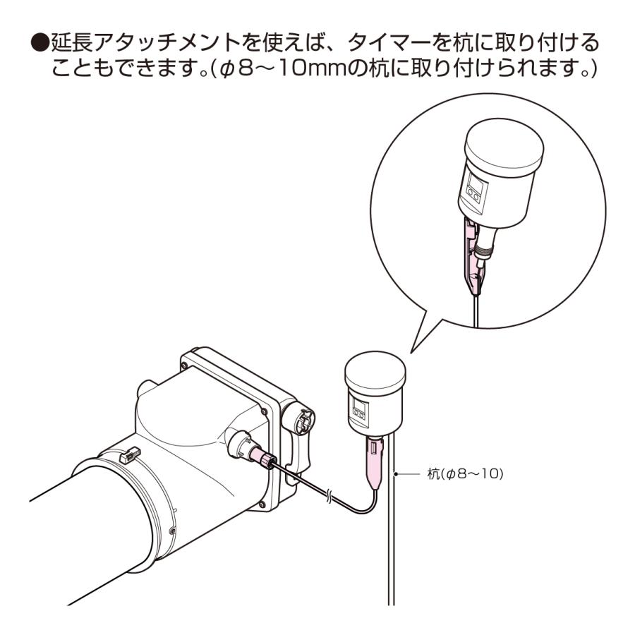 延長アタッチメント(水田当番用タイマー用) |  | 01