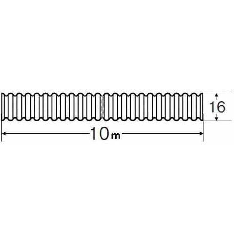 SANEI　巻ベンリーカン呼び13×長さ10m・パイプ山径16mm　T13-13X10