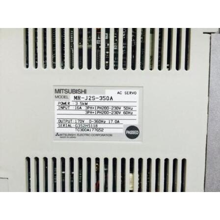 新品☆ MITSUBISHI サーボアンプ MR-Jシリーズ MR-J2S-350A 【6