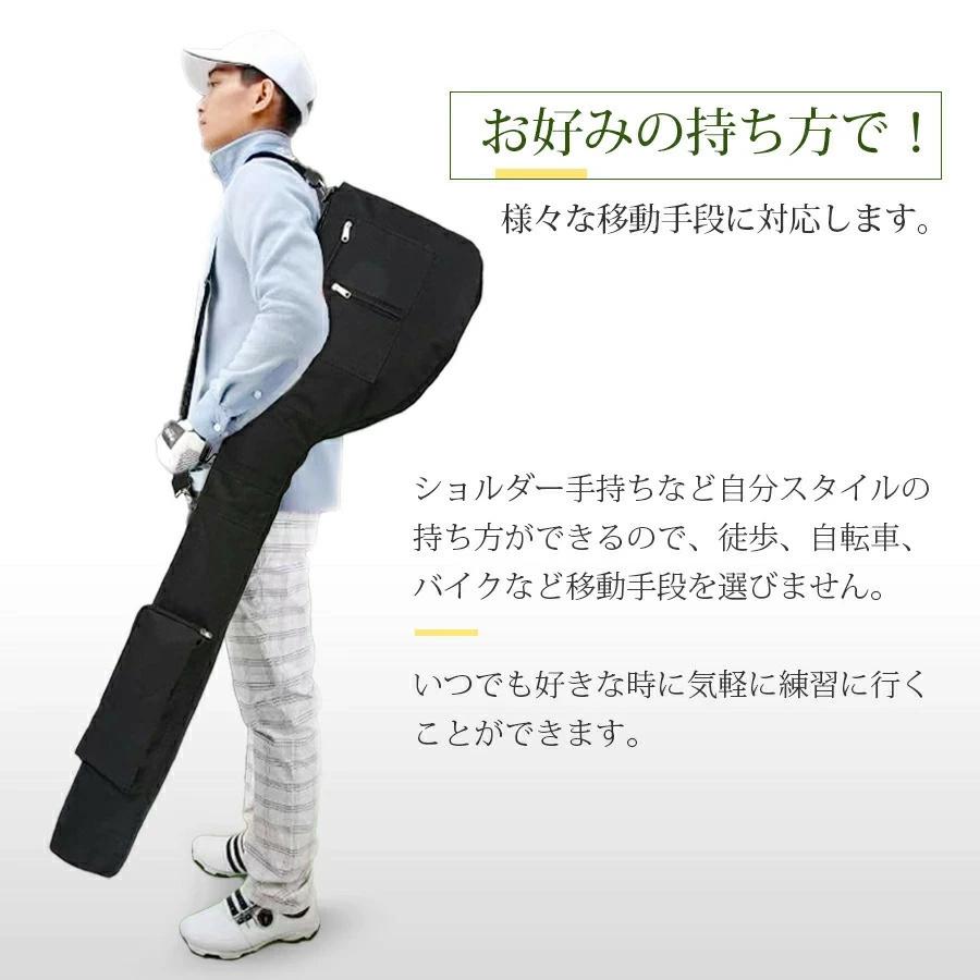 送料無料 超軽量 ゴルフバッグ 】 練習用 大容量 8本以上収納 ゴルフ