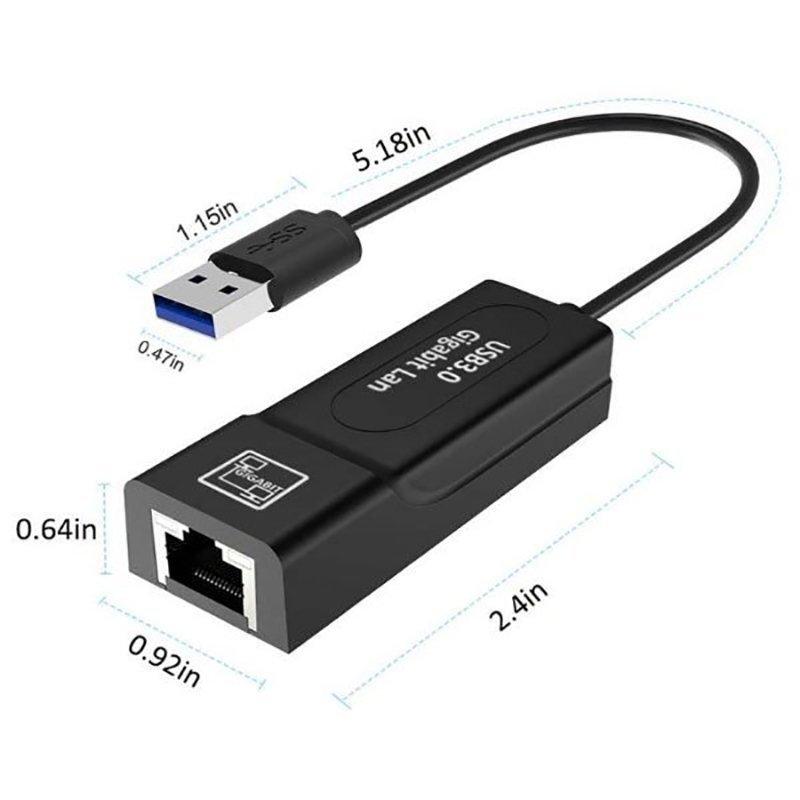 USB3.0 有線LANアダプター 1000Mbps USB To RJ45 高速有線 Windows10 Mac OSX Linux Nintendo Switch Wii Macbook 送料無料｜mirai22｜09