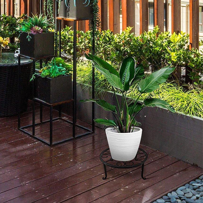 フラワースタンド屋外 屋内 おしゃれ 3個セット 花台 スタンド 鉢