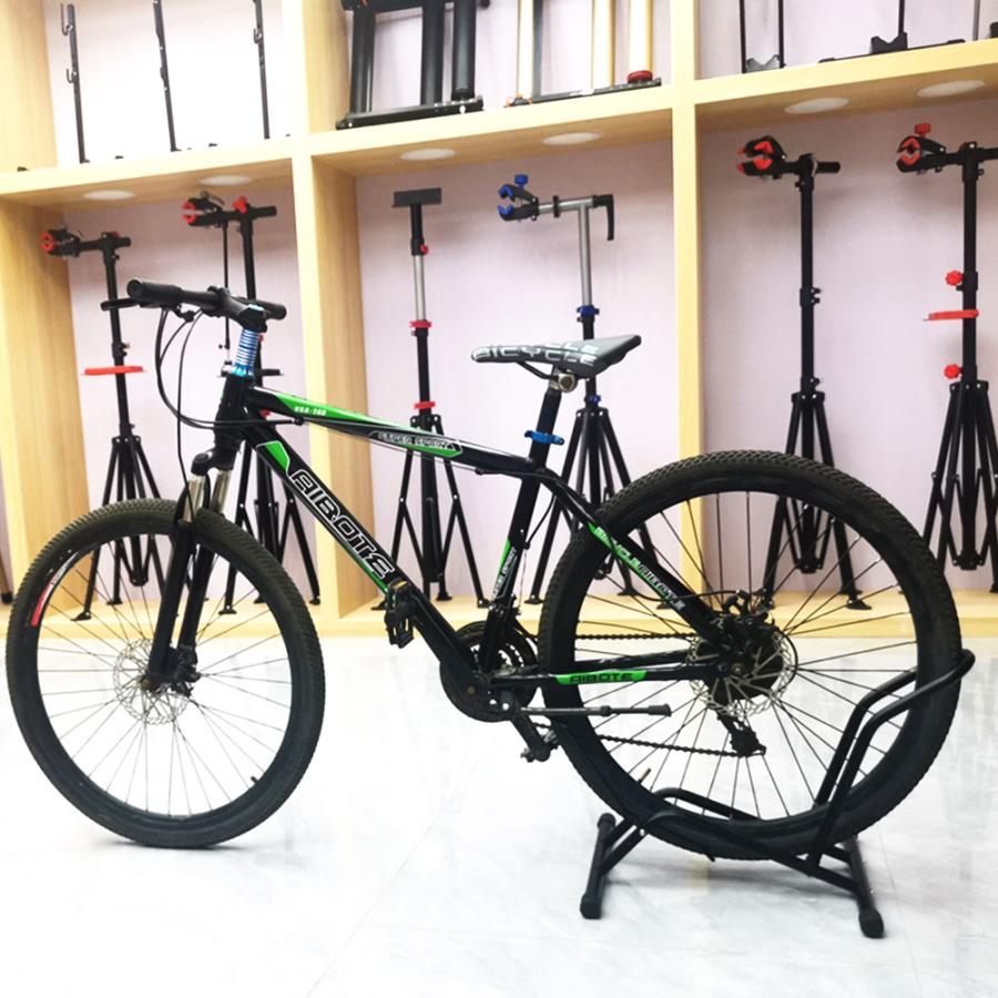 自転車 スタンド サイクルスタンド 4台セット 前後輪両対応 転倒防止