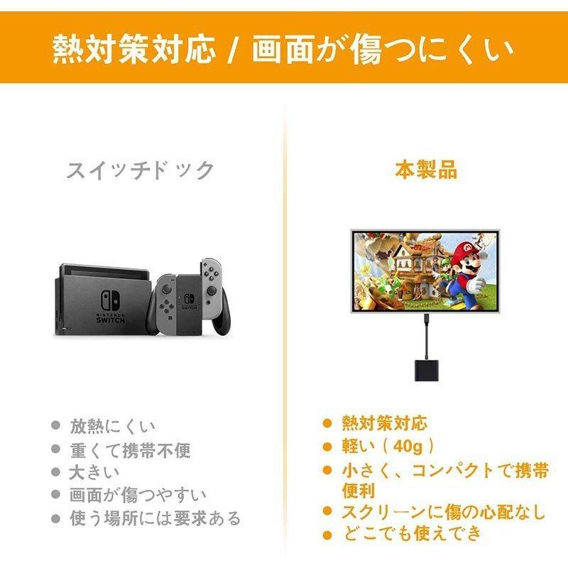 Type C Switch HDMI 出力 3in1 Switch ドック スイッチ Type C to HDMI変換アダプター テレビ コンピュータ 送料無料｜mirainet｜06