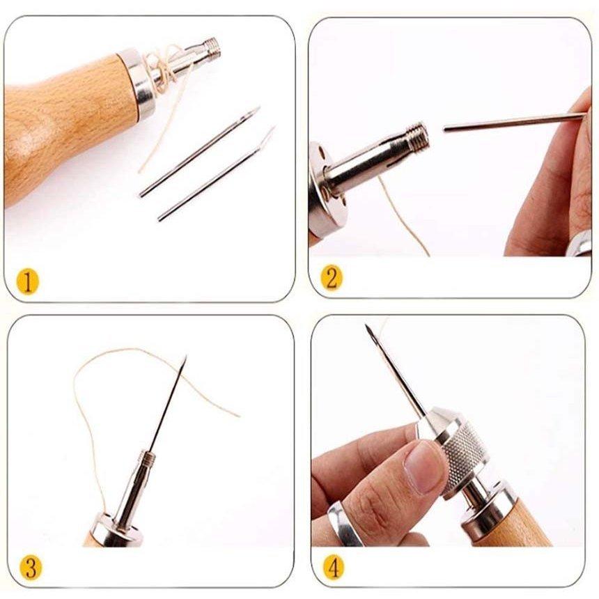 片手で縫える レザークラフト用 スピーディーステッチャー 手縫機