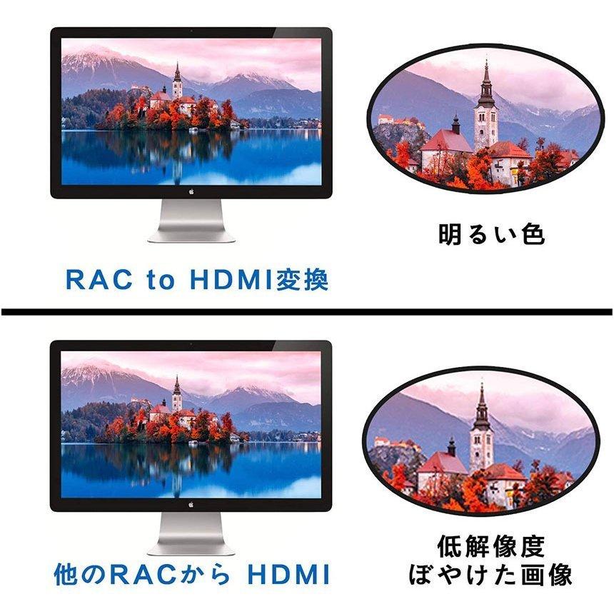 RCA to HDMI変換コンバーター コンポジットをHDMIに変換アダプタ av to hdmi変換ケーブル 1080P 720P対応 音声転送 送料無料｜mirainet｜08