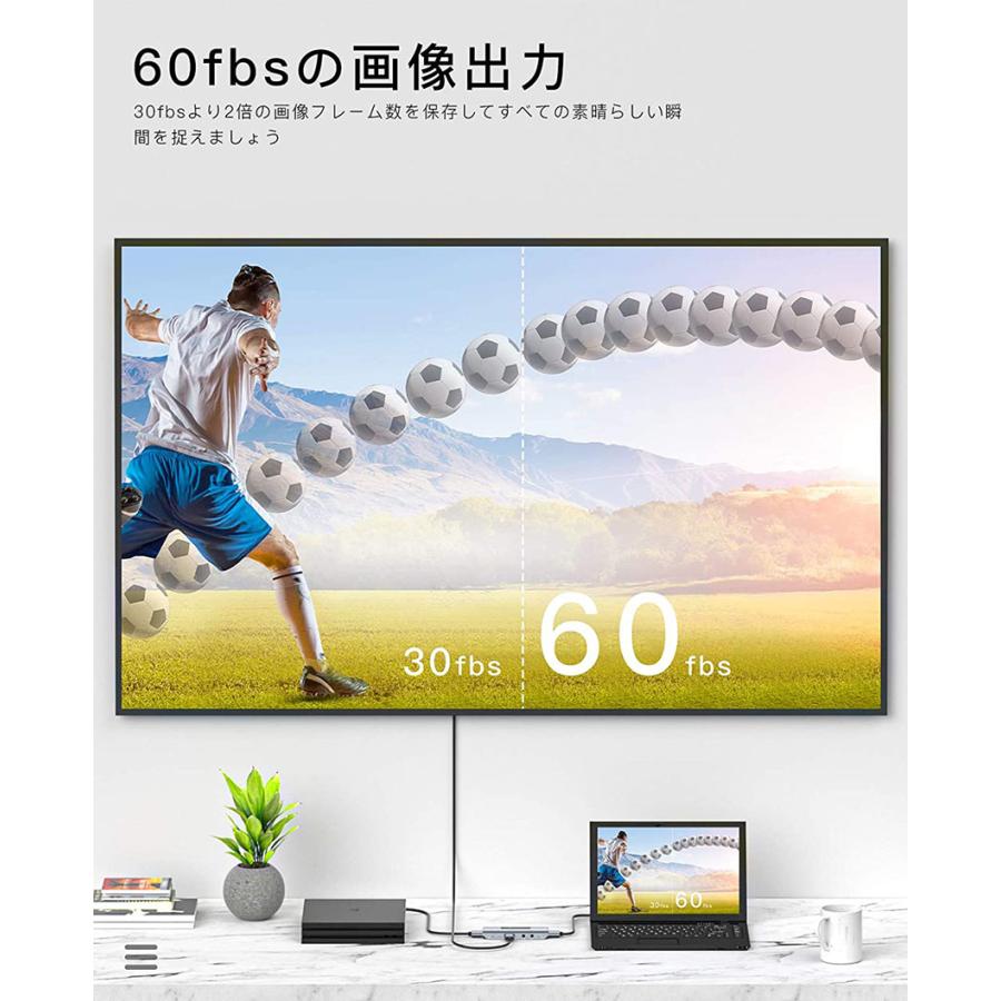 HDMI キャプチャーボード ゲームキャプチャー 4K 1080p 60fps ビデオキャプチャー 超小型 パススルー機能付きゼロ遅延 スマホ用 OBS Potplayer XSplit 適用｜mirainet｜08