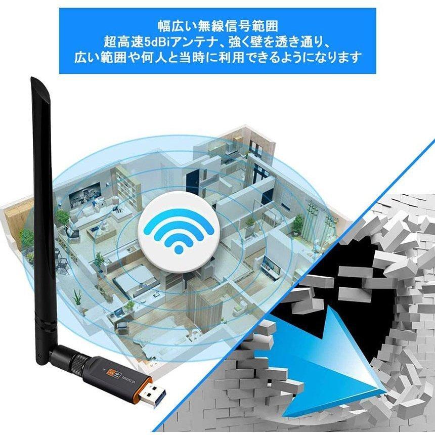 無線子機 11AC 2.4G-5.8G 1300M WiFi 無線LAN 子機 1200Mbps 867 300Mbps 2.4G 5Ghz 11ac対応