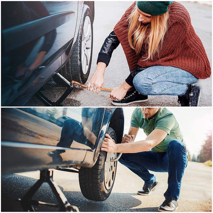 爆買 パンタジャッキ 3台セット パンタグラフ ジャッキ 手動式