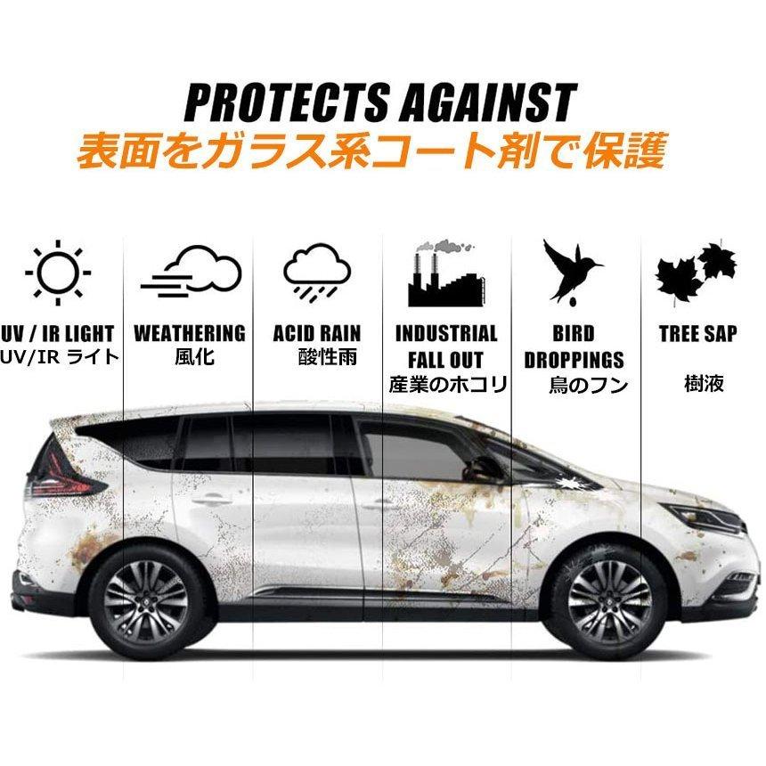 爆買 ガラスコーティング剤 4本セット ガラスコーティング 液体