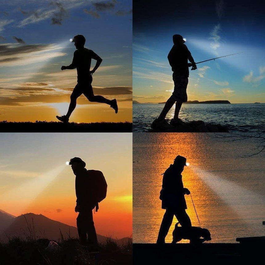 キャップライト ヘッドライト 2WAY 充電式 帽子ライト クリップ