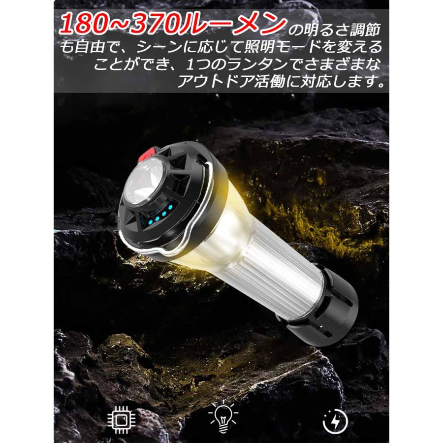 LEDランタン キャンプランタン 4個セット 3つ点灯モード 無段階調光