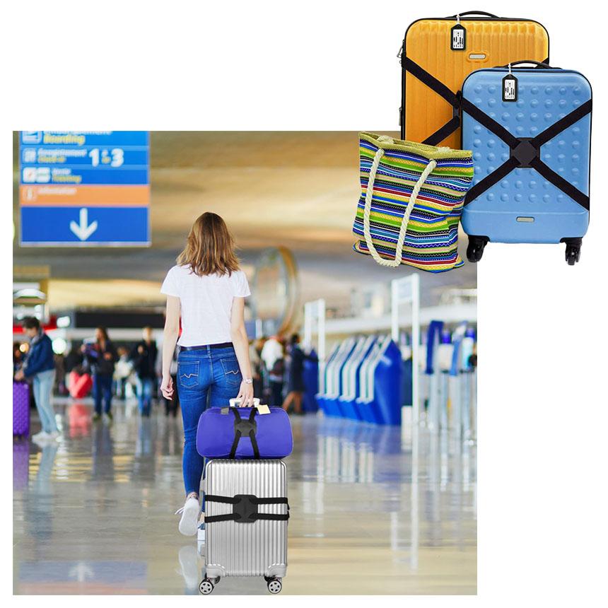 スーツケースベルト バッグとめるベルト 2個セット 荷物 バッグ 固定