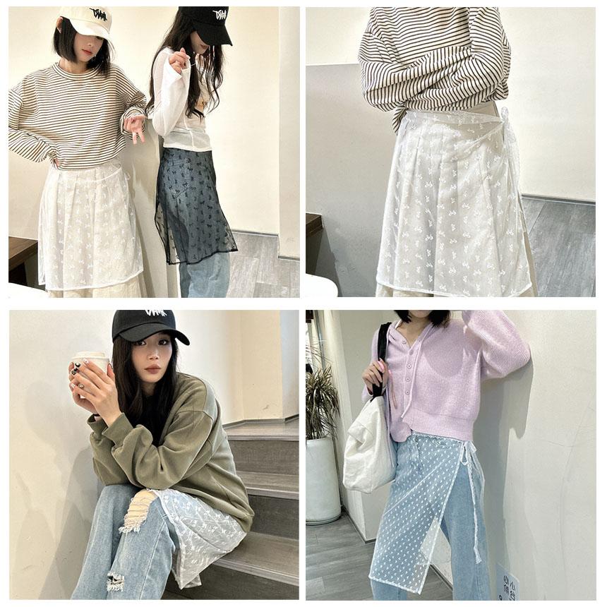 ラップスカート レイヤードラップスカート SNS話題スカート 巻き