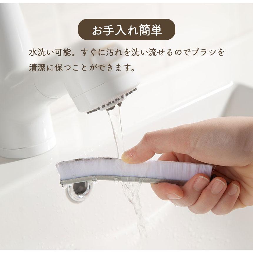 ブラシ お掃除ブラシ Jの字型 J型 掃除用品 掃除用具 大掃除