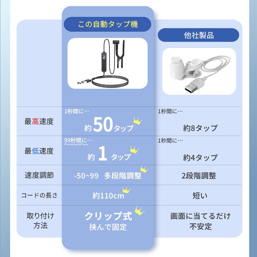 予約販売☆注文日より2週間以内に発送】高速連打 自動タップ機 スマホ 