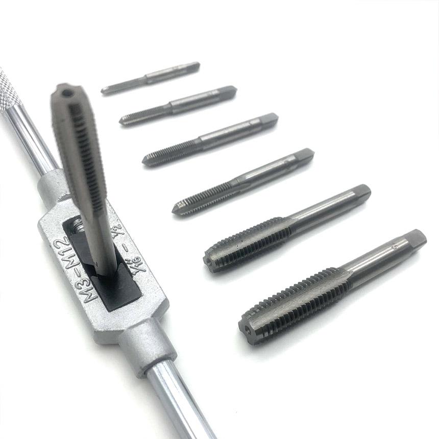 ネジ切りタップ 3セット ネジ穴 ネジ山修復 タップ7本 ネジ穴開け