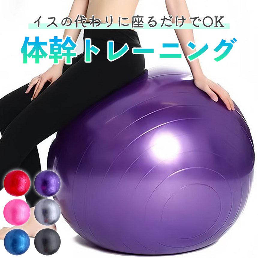 バランスボール ヨガボール ヨガ 椅子 直径55cm ジムボール