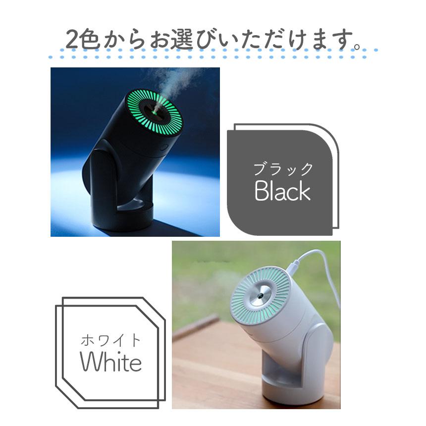 THINHELECOM 加湿器 卓上 USB充電 コンパクト 車内用 LEDライト
