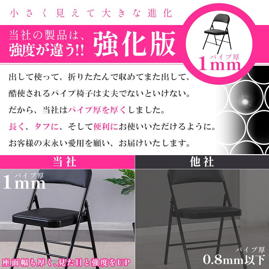 折りたたみ椅子 完成品 2脚セット 折りたたみチェア 背付き 組み立て