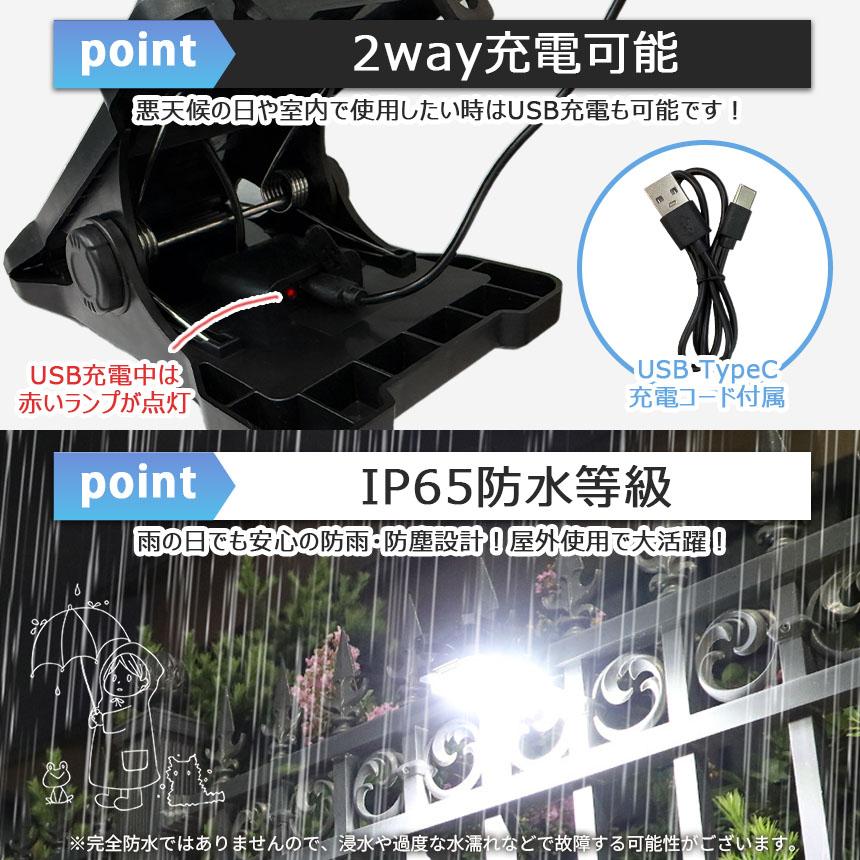 クリップ式 LEDライト 3個セット クリップライト LEDライト COBライト 3個セット クリップ ライト
