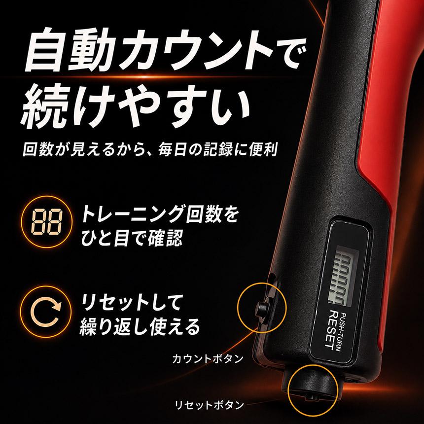 3個セット ハンドグリップ 握力トレーニング 5〜100kg 負荷調整式 自動