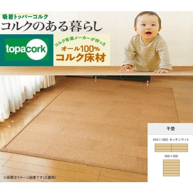 東亜コルク トッパーコルク topacork 半畳 AW-T900 6枚 DIY コルク 床 