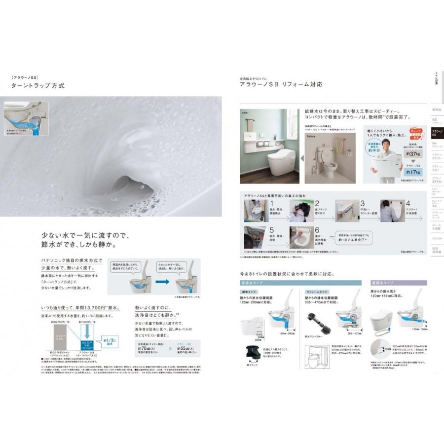 Panasonic 全自動おそうじトイレアラウーノSII CH1401RWS7+