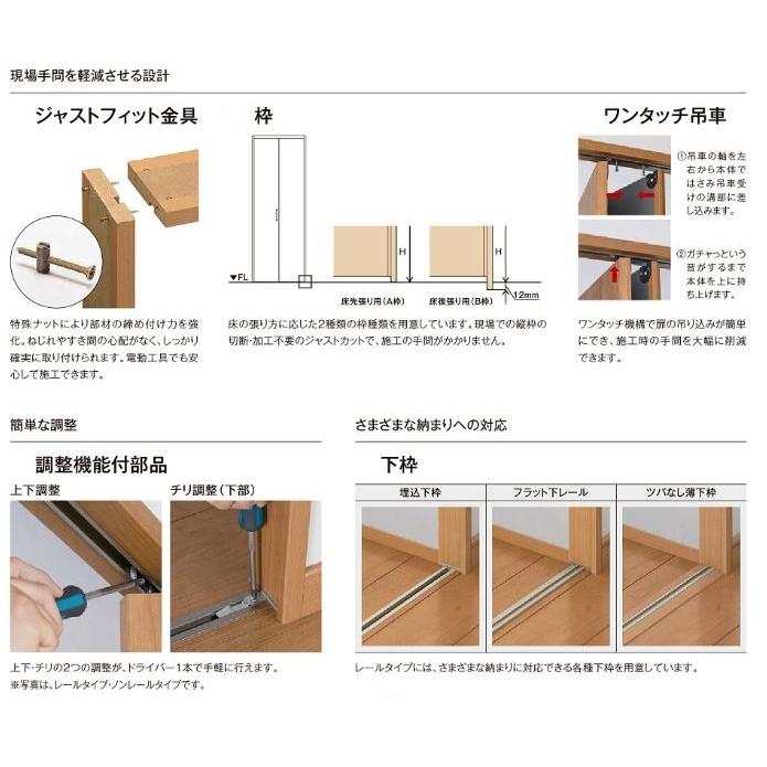 クローゼット 折れ戸 レールタイプ ラシッサS LAC 0720 08M20 クローゼット 折れ戸 レールタイプ ラシッサS LAC 0720 08M20