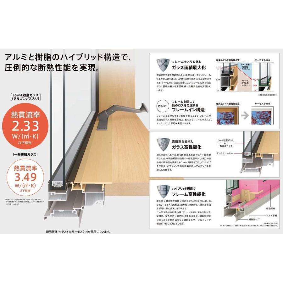 LIXIL（リクシル） 【ポイント11倍】サーモスL 横すべり出し窓 06909