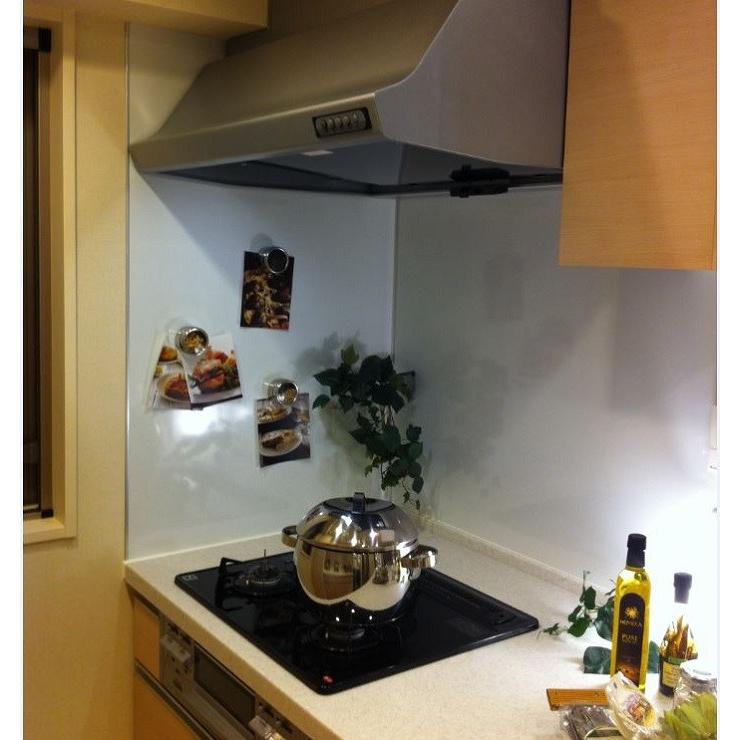 ホーロー　キッチンパネル　JFE　890mm　x　1800mm　厨房　リバーホーロー　マグネット　給湯室　2枚入り　洗面所　色：ピュアホワイト・クールホワイト・クリーミーホワイト