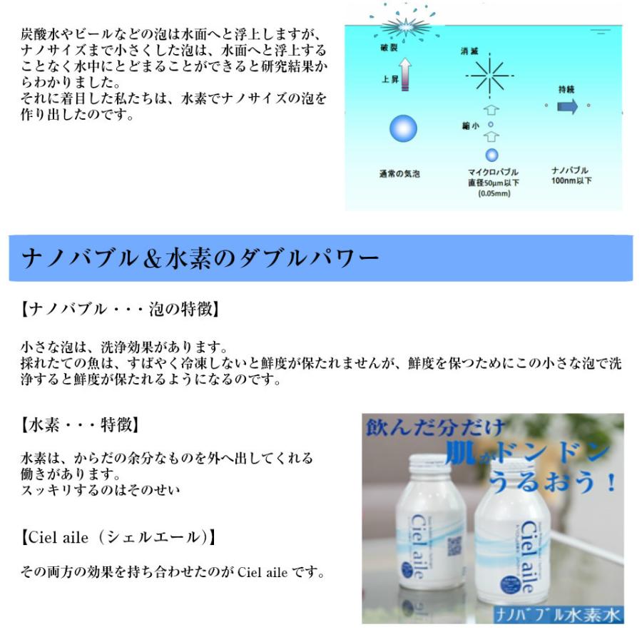 水 ナノバブル水素水 300ml 缶 6本入 国内 ミネラルウォーター シェル