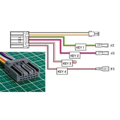 ケンウッド用ETC ステアリングリモコンケーブル JP-CA39STRK : 未来