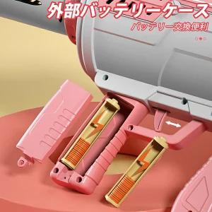 シャボン玉 電動 ガトリング 泡製造機 100穴 大量気泡噴射 製造機 LED 