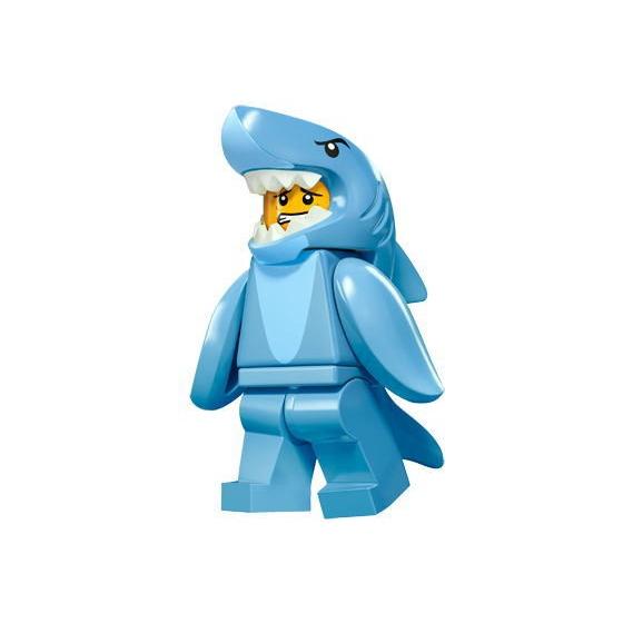 レゴ 71011 ミニフィギュア シリーズ15 サメ男(Shark Suit Guy-13) 【メール便可】｜miraiya05