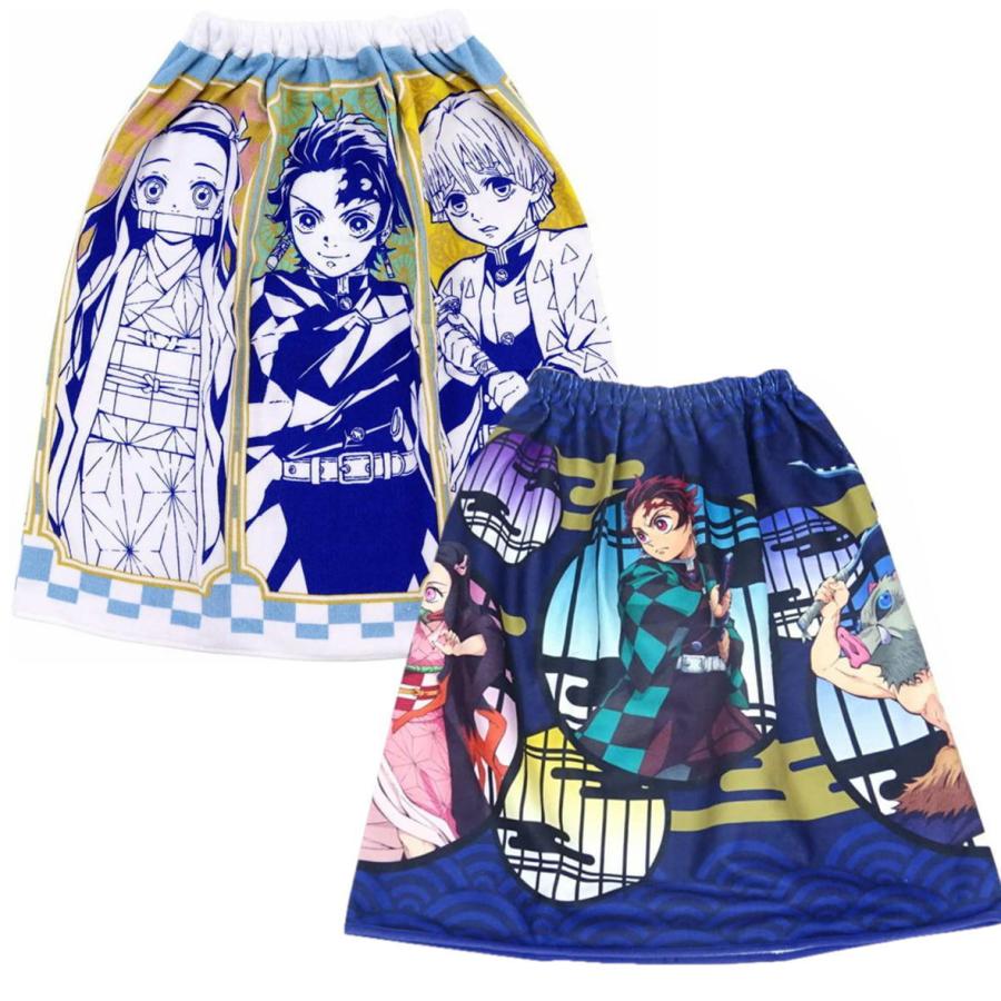 鬼滅の刃 巻きタオル ラップタオル プールスカート 炭次郎 禰豆子 善逸 しのぶ 義勇 伊之助 着替えタオル マキマキ 60 1cm 海 プール マイクロファイバー 0661 1 みらい屋 通販 Yahoo ショッピング