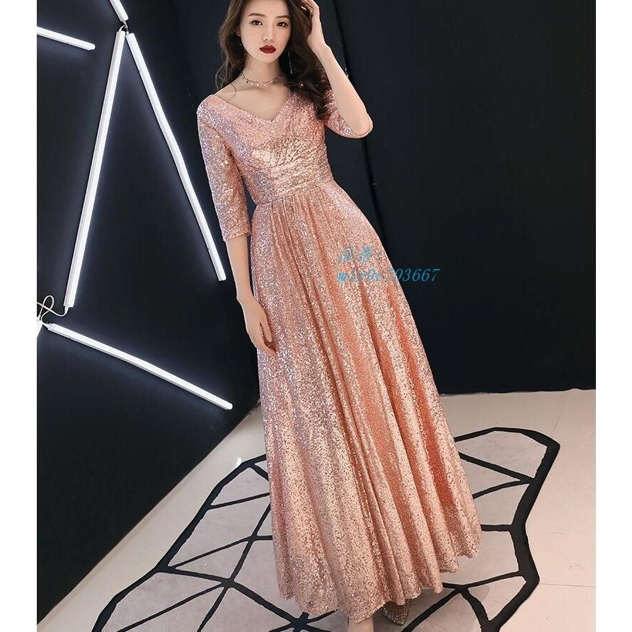 注目ブランド Vネック 謝恩会 ロング丈ワンピース 可愛い 春 袖あり ミモレ カジュアル 女性 シンプル 披露宴 大きいサイズ フォーマル レディース 演奏会 Aライン 夏 完売 Technet 21 Org