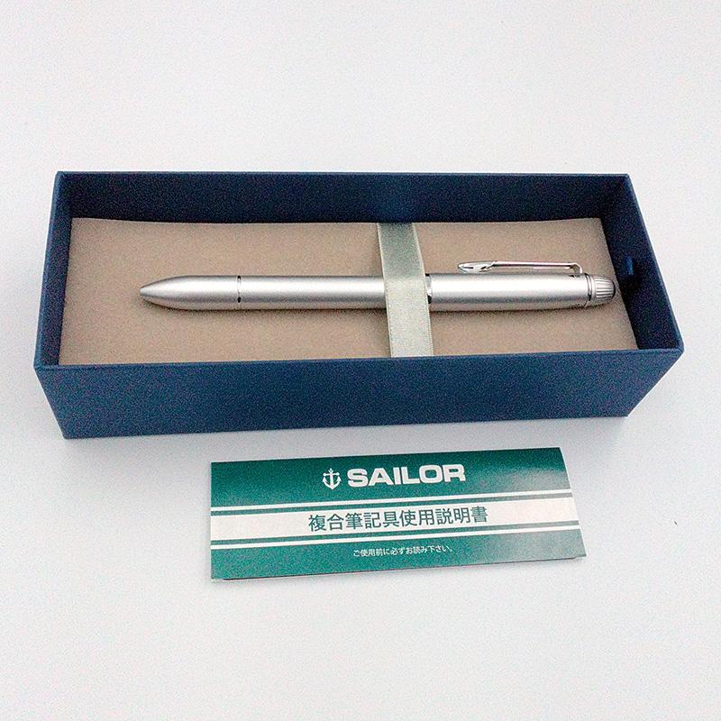 SAILOR DAKS 多機能ペン クロスリング3 シルバー 2色ボールペン+ SAILOR DAKS 多機能ペン クロスリング3 シルバー 2色ボールペン+