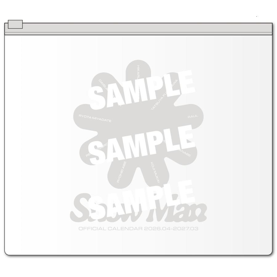 MENT RECORDONG inc. Snow Man オフィシャルカレンダー 2026.4-2027.3