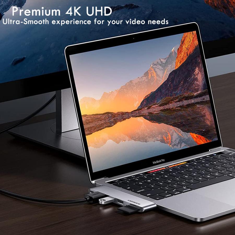 PC ハブ MacBook 変換アダプター 6in1 拡張 Micro SD HDMI 4K USB-C UGREEN :CM380-808564573531543385:MiraiZakka ヤフー店 - 通販 - Yahoo!ショッピング