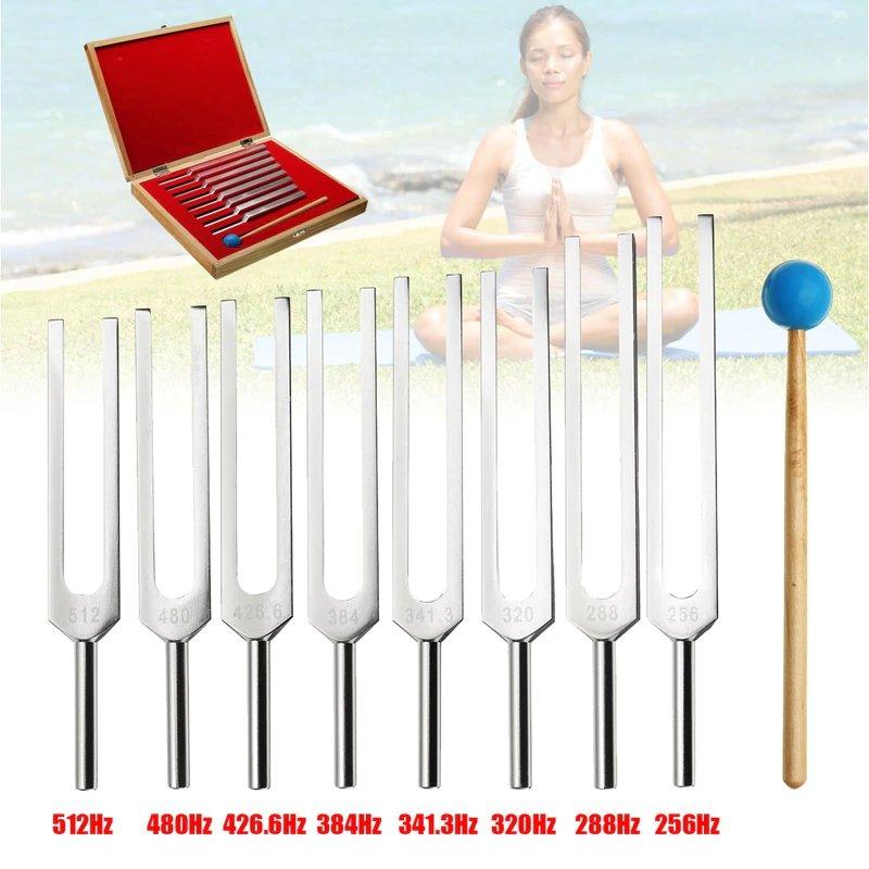 音叉 おんさ チューナー 8本セット「512Hz 480Hz 426.6Hz 384Hz 341.3