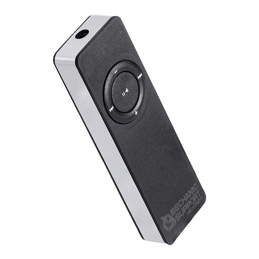 ブラック】新品 長方形 スピーカー内蔵 MP3 音楽 プレイヤー SDカード