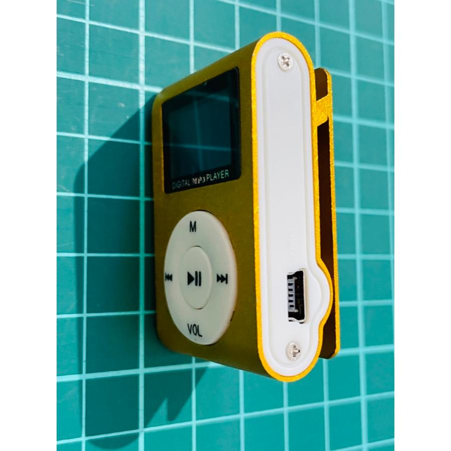 No.3【ピンク】新品 液晶画面付き MP3 音楽 プレイヤー SDカード式 (6